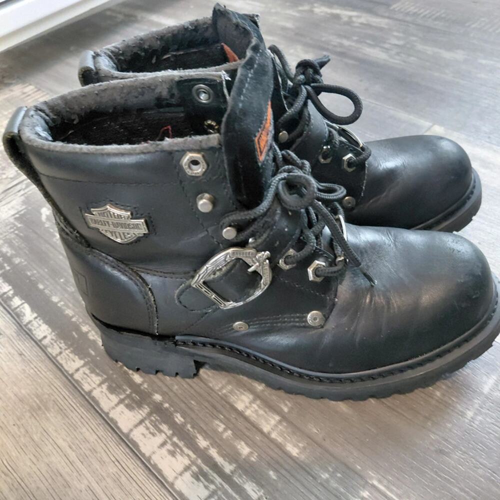 Harley-Davidson Leather Motorcycle Boots Women's 7